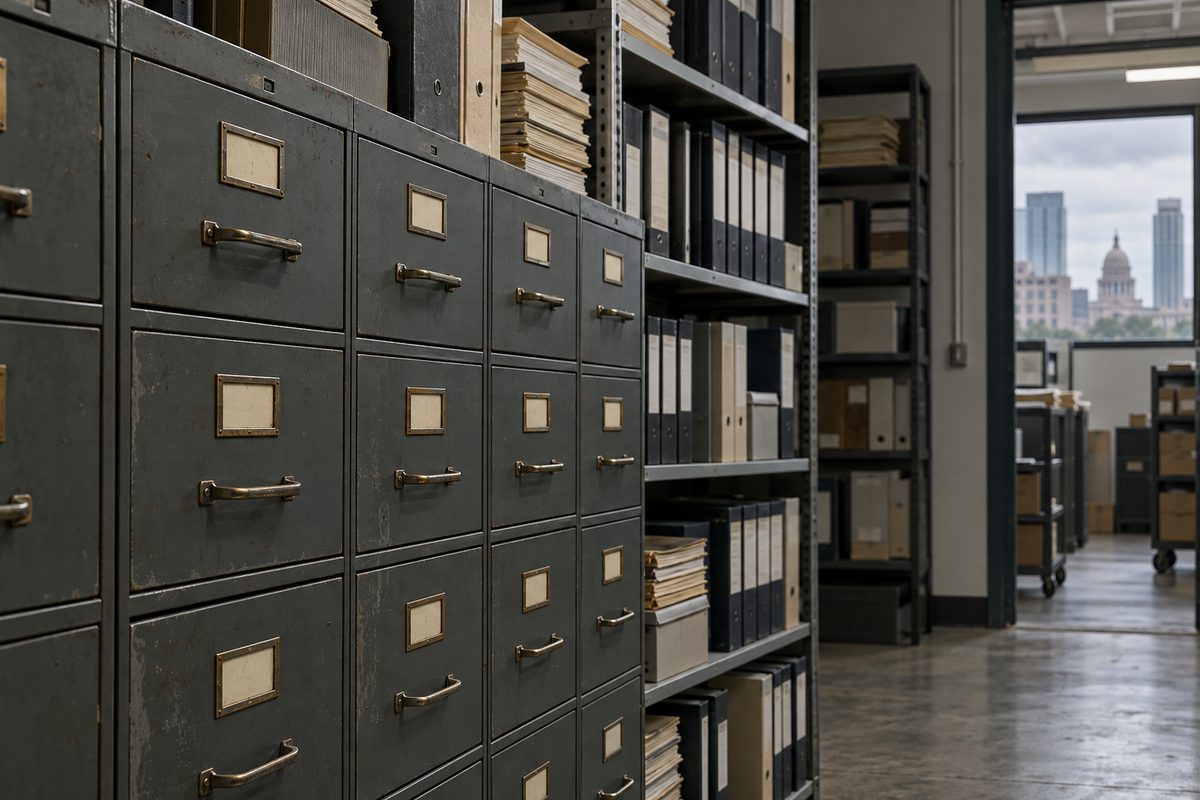 Secure customer data registry drawers and statutory compliance records at Bavrento